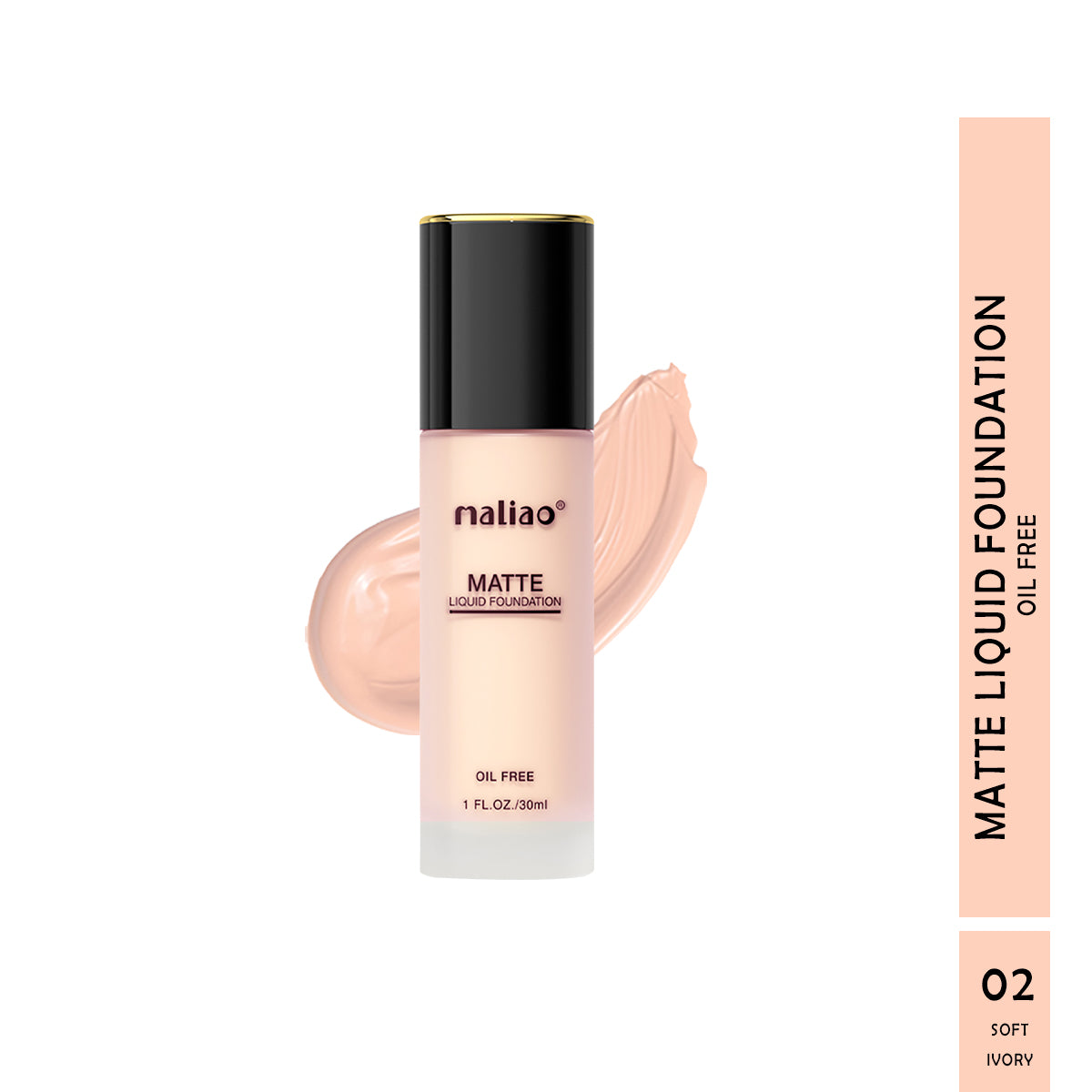 Maliao Matte Liquid Foundation Oil-Free - Effortless Perfection for a Shine-Free Finish Face